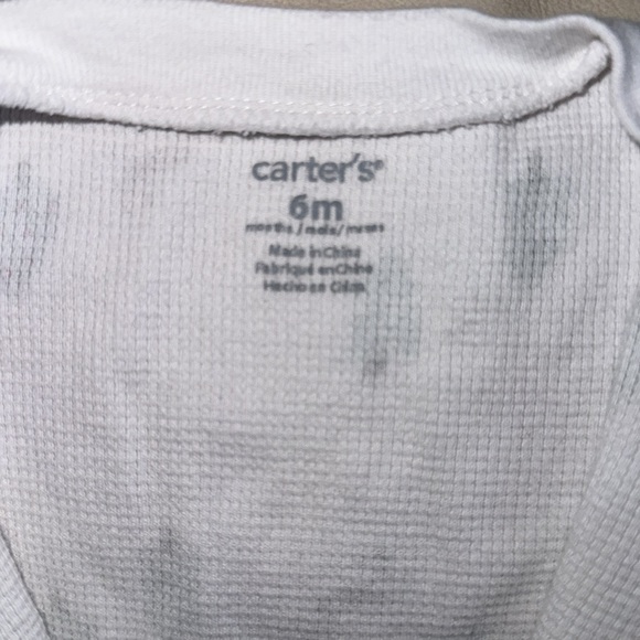 Carter’s 6M Double Zip Holiday Onesie - Picture 2 of 4